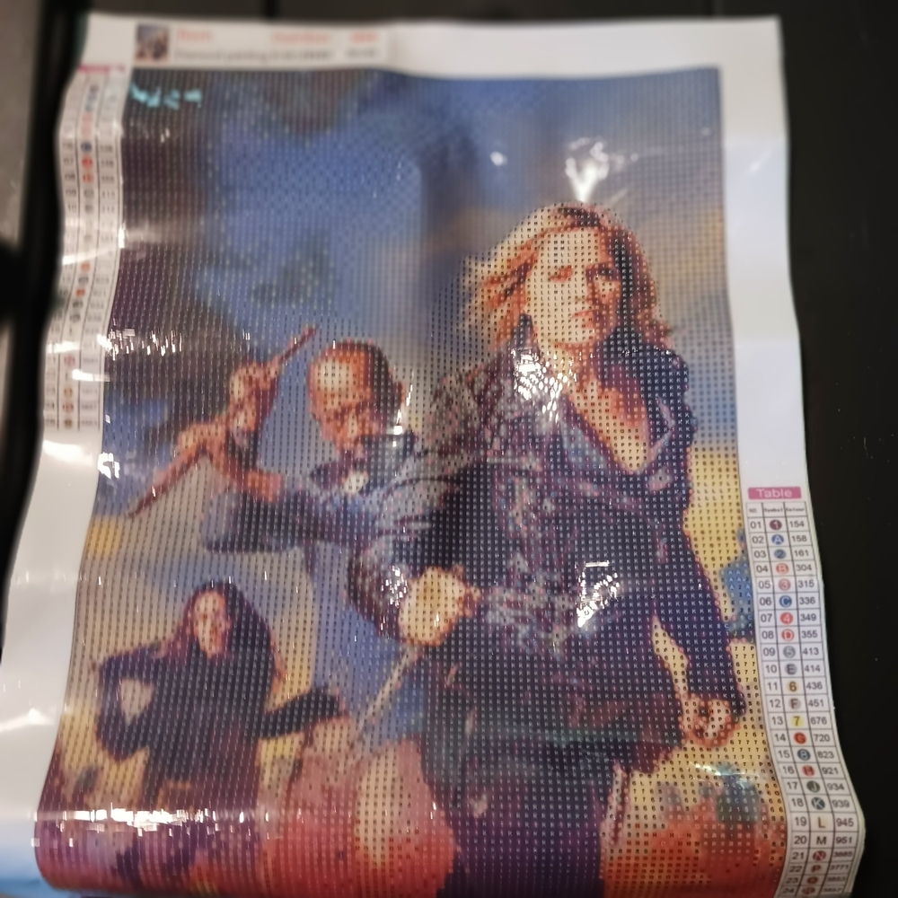 Fear The Walking Dead Diamond Painting Kit Alicia, Morgan And Madison 30x40